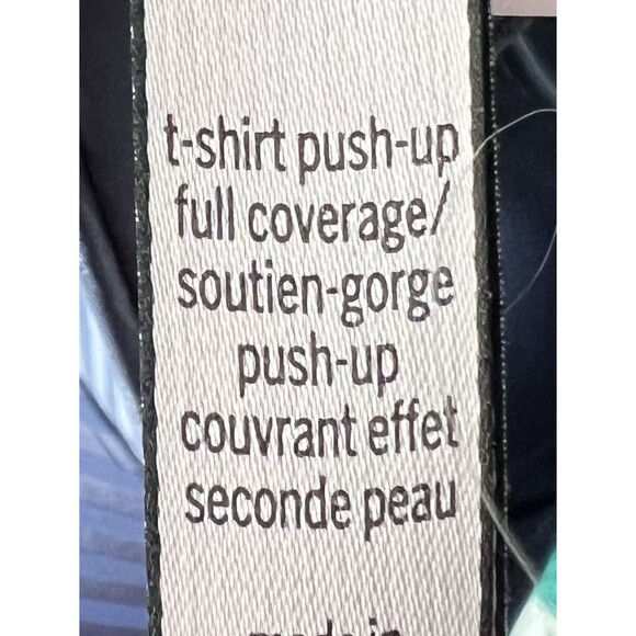 Victoria’s Secret NWT T-Shirt Push-up Bra Size 32DD Periwinkle Striped Full Cove - Picture 10 of 10